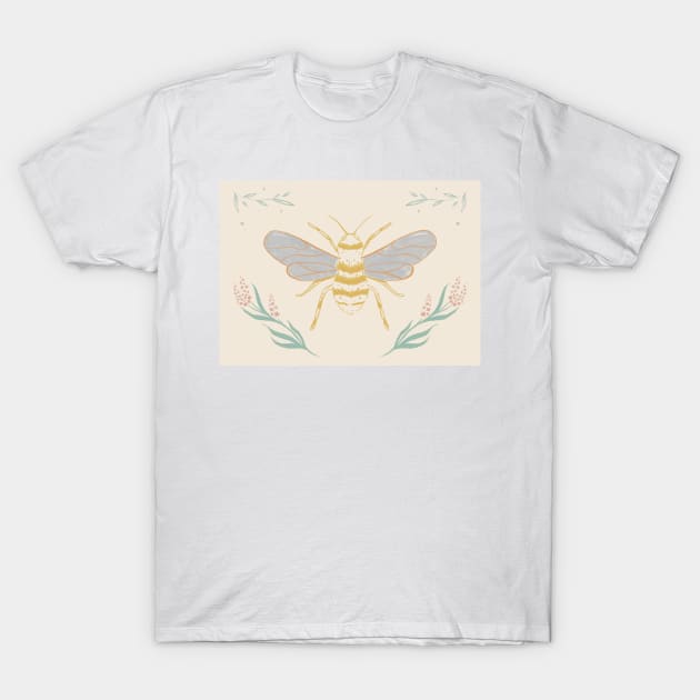 Spring Bee T-Shirt by artbyemuu